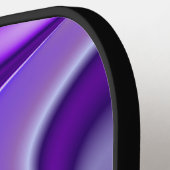 Lila Blume Regenbogen Träume Pickleball Schläger (Linke Seite)