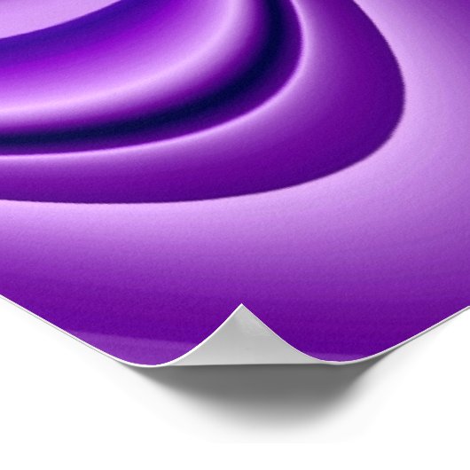 Lila Blume Regenbogen Träume Poster (Ecke)