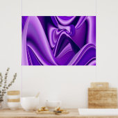 Lila Blume Regenbogen Träume Poster (Küche)
