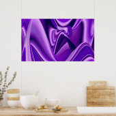 Lila Blume Regenbogen Träume Poster (Küche)