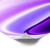 Lila Blume Regenbogen Träume Poster (Ecke)