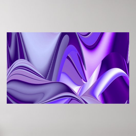 Lila Blume Regenbogen Träume Poster (Vorne)