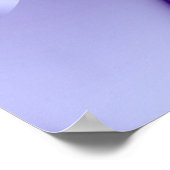 Lila Blume Regenbogen Träume Poster (Ecke)