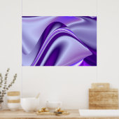 Lila Blume Regenbogen Träume Poster (Küche)