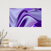 Lila Blume Regenbogen Träume Poster (Küche)