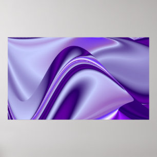 Lila Blume Regenbogen Träume Poster