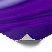 Lila Blume Regenbogen Träume Poster (Ecke)