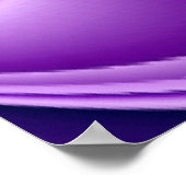 Lila Blume Regenbogen Träume Poster (Ecke)