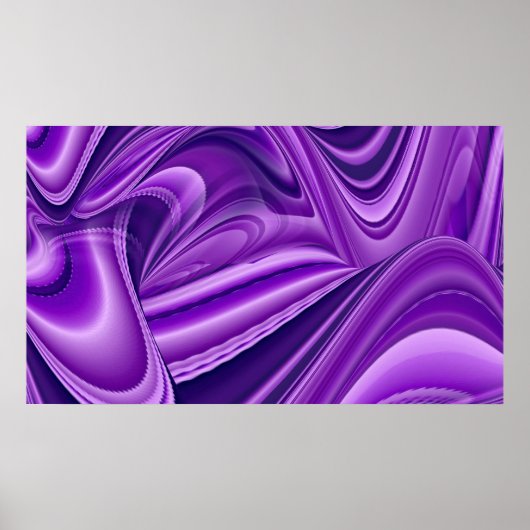 Lila Blume Regenbogen Träume Poster (Vorne)