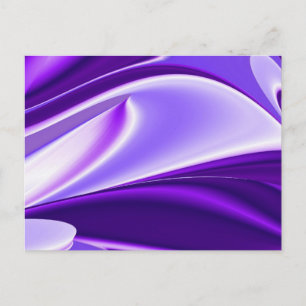 Lila Blume Regenbogen Träume Postkarte