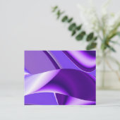 Lila Blume Regenbogen Träume Postkarte (Stehend Vorderseite)