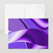 Lila Blume Regenbogen Träume Postkarte (Vorne/Hinten)