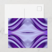 Lila Blume Regenbogen Träume Postkarte (Vorne/Hinten)