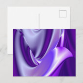 Lila Blume Regenbogen Träume Postkarte (Vorne/Hinten)