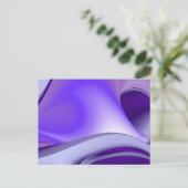 Lila Blume Regenbogen Träume Postkarte (Stehend Vorderseite)