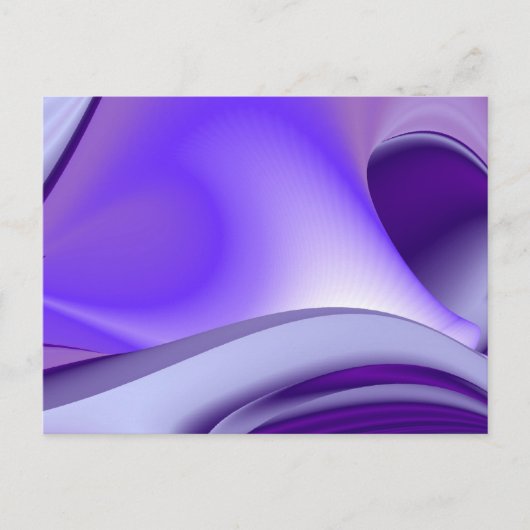 Lila Blume Regenbogen Träume Postkarte (Vorderseite)