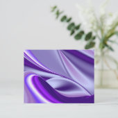 Lila Blume Regenbogen Träume Postkarte (Stehend Vorderseite)