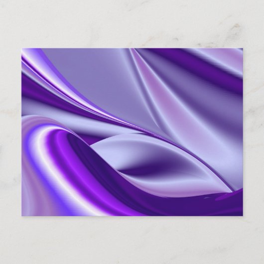 Lila Blume Regenbogen Träume Postkarte (Vorderseite)