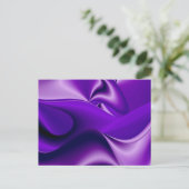 Lila Blume Regenbogen Träume Postkarte (Stehend Vorderseite)