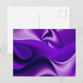 Lila Blume Regenbogen Träume Postkarte (Vorne/Hinten)