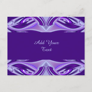 Lila Blume Regenbogen Träume Postkarte