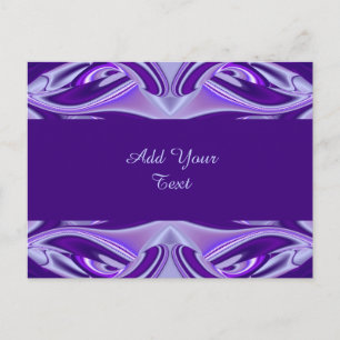 Lila Blume Regenbogen Träume Postkarte