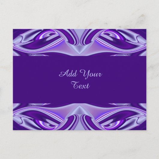 Lila Blume Regenbogen Träume Postkarte (Vorderseite)