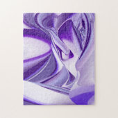 Lila Blume Regenbogen Träume Puzzle (Vertikal)