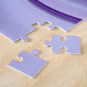 Lila Blume Regenbogen Träume Puzzle (Seite)