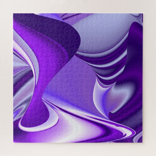 Lila Blume Regenbogen Träume Puzzle (Horizontal)