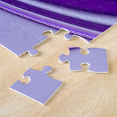 Lila Blume Regenbogen Träume Puzzle (Seite)