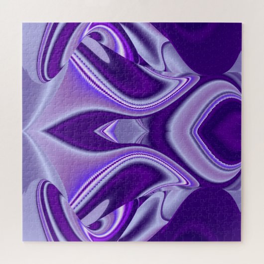 Lila Blume Regenbogen Träume Puzzle (Horizontal)