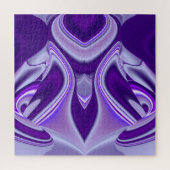 Lila Blume Regenbogen Träume Puzzle (Vertikal)