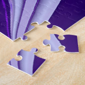 Lila Blume Regenbogen Träume Puzzle (Seite)