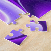 Lila Blume Regenbogen Träume Puzzle (Seite)