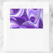 Lila Blume Regenbogen Träume Rechteckiger Aufkleber (Tasche)