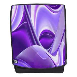 Lila Blume Regenbogen Träume Rucksack