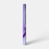 Lila Blume Regenbogen Träume Samsung Galaxy Hülle (Linke Seite)