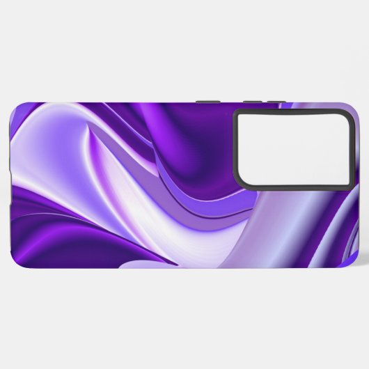 Lila Blume Regenbogen Träume Samsung Galaxy Hülle (Rückseite (Horizontal))