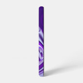 Lila Blume Regenbogen Träume Samsung Galaxy Hülle (Linke Seite)