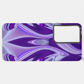 Lila Blume Regenbogen Träume Samsung Galaxy Hülle (Rückseite (Horizontal))