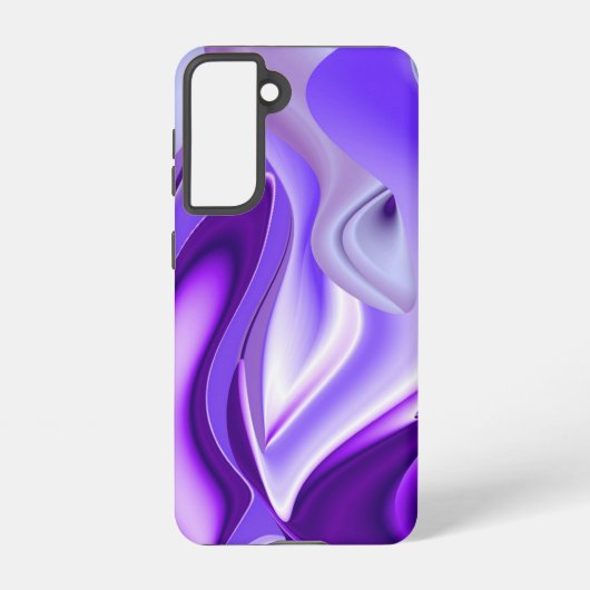 Lila Blume Regenbogen Träume Samsung Galaxy Hülle (Rückseite)