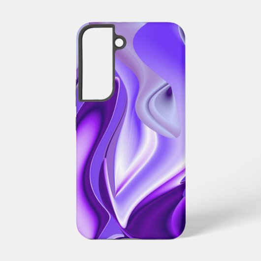 Lila Blume Regenbogen Träume Samsung Galaxy Hülle (Rückseite)