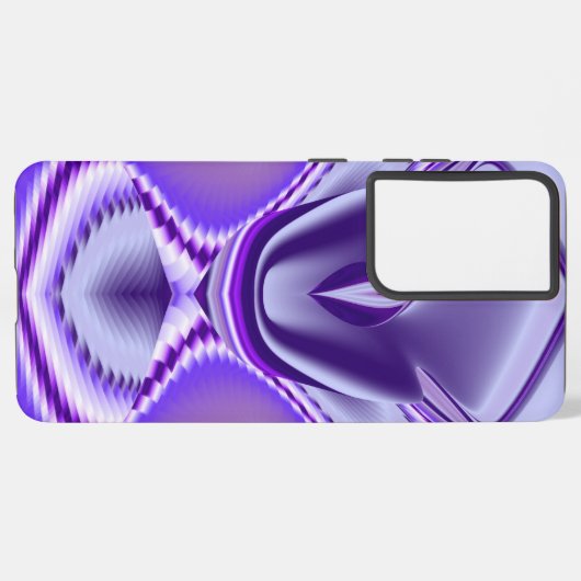 Lila Blume Regenbogen Träume Samsung Galaxy Hülle (Rückseite (Horizontal))