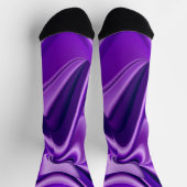 Lila Blume Regenbogen Träume Socken (Oben)