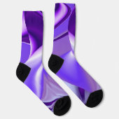 Lila Blume Regenbogen Träume Socken (Rechts)