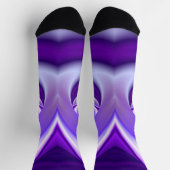 Lila Blume Regenbogen Träume Socken (Oben)