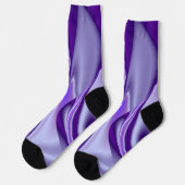 Lila Blume Regenbogen Träume Socken (Linkes Detail)