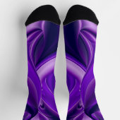 Lila Blume Regenbogen Träume Socken (Oben)