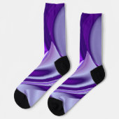 Lila Blume Regenbogen Träume Socken (Linkes Detail)